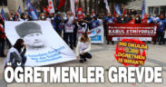 Denizli’de 300 okulda 2.300 öğretmen grev yaptı