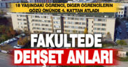 Fakültede dehşet anları. PAÜ öğrencisi fakültede 4. kattan atladı
