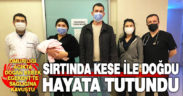 Omuriliği açıkta doğan bebek Egekent’te sağlığına kavuştu