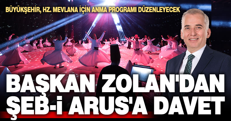 Büyükşehir, Hz. Mevlana için anma programı düzenleyecek