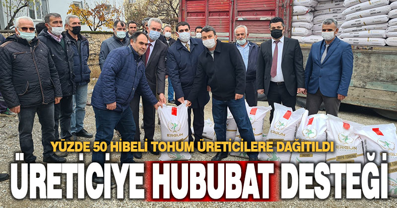 Üreticiye hububat desteği