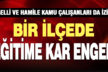 Kar nedeniyle Babadağ’da eğitime bir gün ara verildi