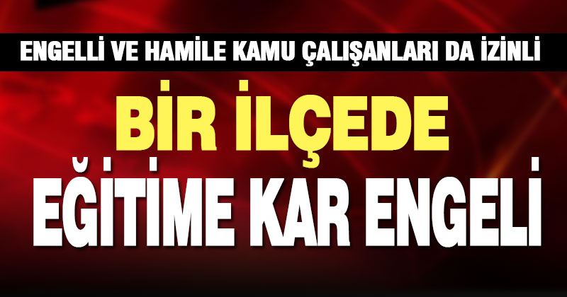Kar nedeniyle Babadağ’da eğitime bir gün ara verildi