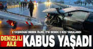 Afyonkarahisar’da duvara çarpan otomobildeki çocuk öldü, 6 kişi yaralandı