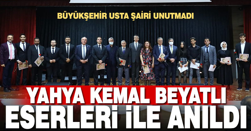 Yahya Kemal Beyatlı eserleri ile anıldı