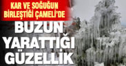 Çameli’de buzun yarattığı güzellik