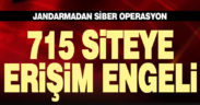 Jandarmadan siber operasyon. 715 siteye erişim engeli getirildi