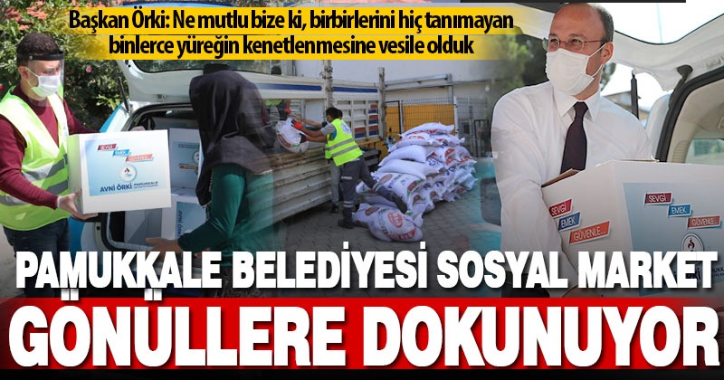 Pamukkale Belediyesi gönüllere dokunmaya devam ediyor