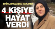 Denizli’de hayatını kaybeden kadının organları 4 kişiye nakledildi