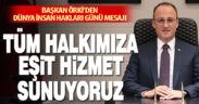 Pamukkale Belediye Başkanı Örki’den İnsan Hakları Günü mesajı