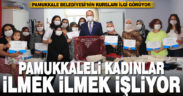 Pamukkaleli kadınlar el sanatları kurslarına yoğun ilgi gösteriyor