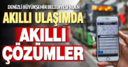 Büyükşehir’den akıllı ulaşımda akıllı çözümler