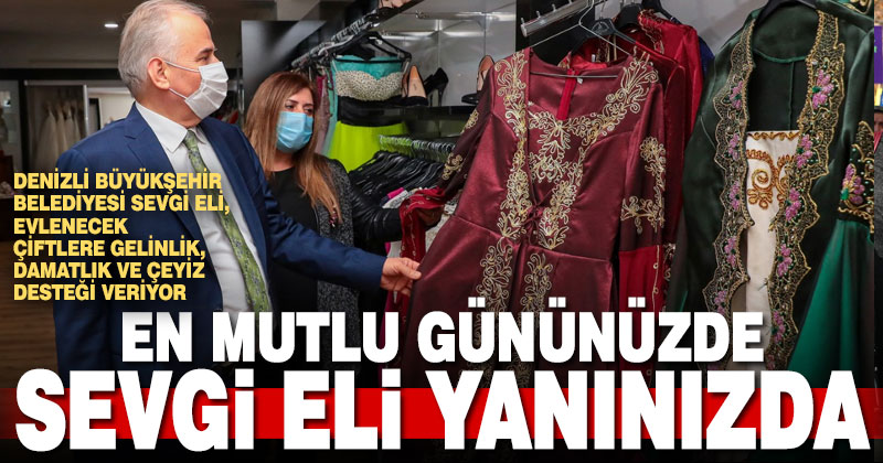 Sevgi Eli genç çiftlerin mutluluklarına ortak oluyor
