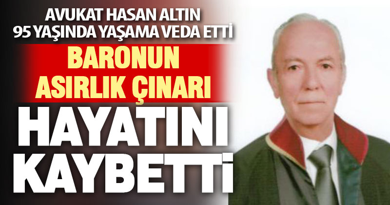 Baronun asırlık çınarı hayatını kaybetti