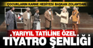 Büyükşehir’den yarıyıl tatiline özel tiyatro şenliği