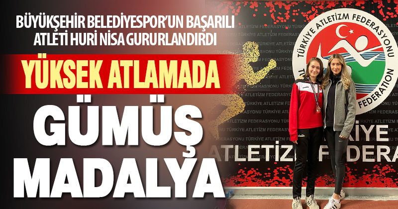 Büyükşehir Belediyespor’a bir madalya da atletizmden