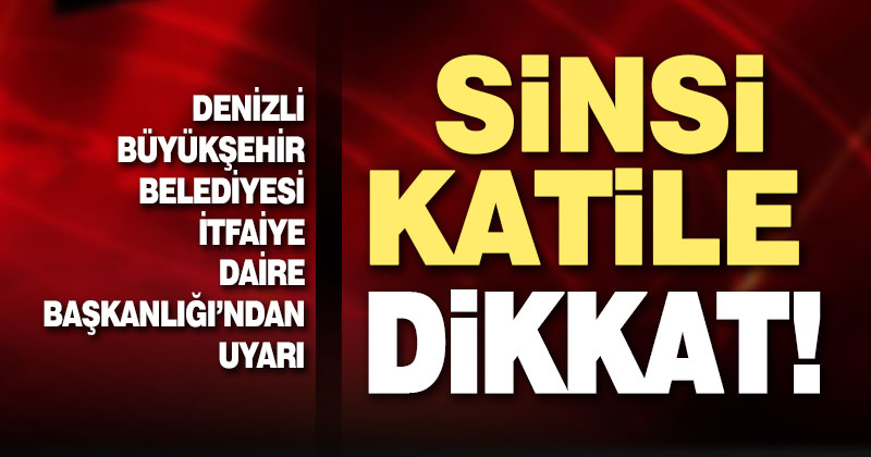 Denizli Büyükşehir Belediyesi itfaiye Daire Başkanlığı’ndan soba zehirlenmesi uyarısı