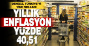 Denizli’nin yıllık enflasyonu yüzde 40,51 oldu