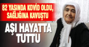 Kovid-19’u atlatan 82 yaşındaki Fatma Ok, sağlığına kavuştu