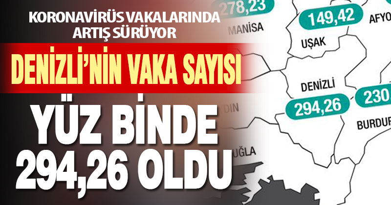 Vaka sayılarında artış sürüyor