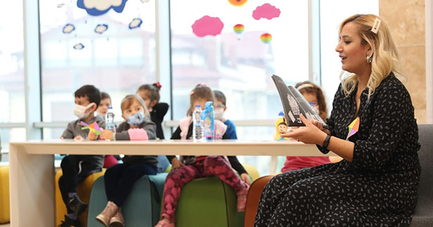 Merkezefendi’de minikler için masal saati