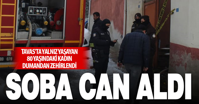 Tavas’ta soba ihmali can aldı