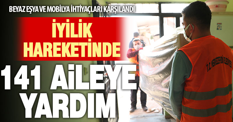 Merkezefendi’nin ‘iyilik hareketi’nde 141 aileye yardım