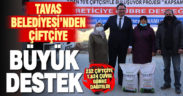 Tavas Belediyesi, çiftçilere 1.624 çuval gübre dağıttı