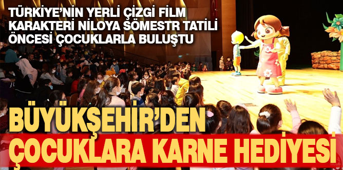 Büyükşehir’den çocuklara karne hediyesi