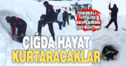 Denizli’de itfaiye ekiplerine çığ eğitimi