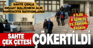 Sahte çek çetesi çökertildi. İnşaat malzemelerini alıp hurdacıya satıyorlardı