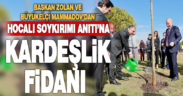 Başkan Zolan ve Büyükelçi Mammadov’dan Hocalı Soykırımı Anıtı’na kardeşlik fidanı