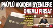 PAÜ ile South California Üniversitesi arasında önemli işbirliği