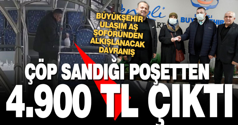 Büyükşehir Ulaşım AŞ şoföründen alkışlanacak davranış