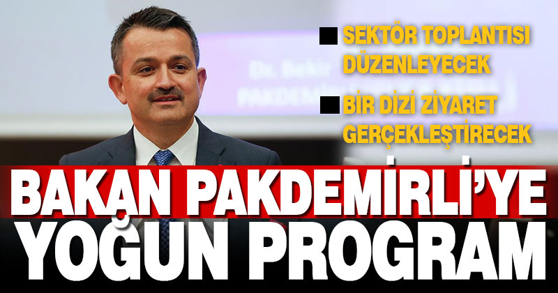 Bakan Pakdemirli’nin Denizli ziyaret programı yoğun