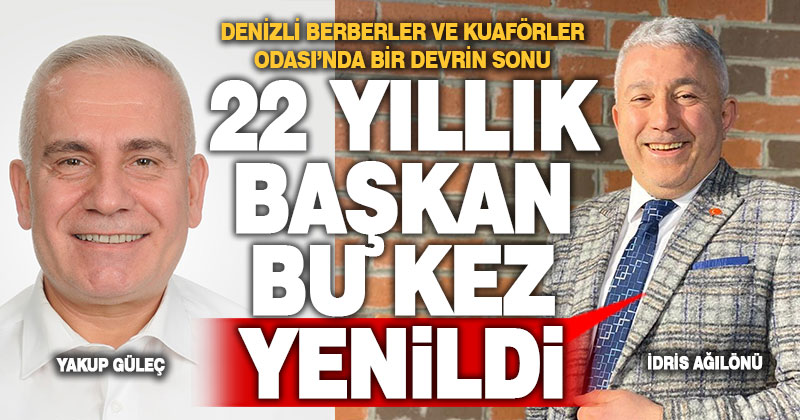 Berberler ve Kuaförler Odası’nın yeni başkanı Yakup Güleç