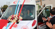 Sağlık Müdürlüğü’ne ambulans desteği