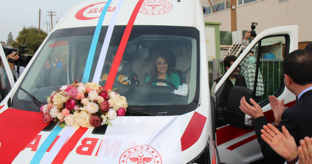 Sağlık Müdürlüğü’ne ambulans desteği