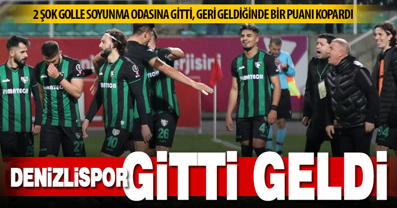 Denizlispor’un umut vaat eden futbolu 1 puanı getirdi