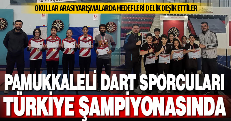 Pamukkale Belediyespor Dart takımı, Türkiye şampiyonası vizesi aldı