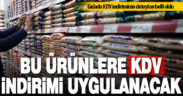 Gıdada KDV indiriminin detayları belli oldu