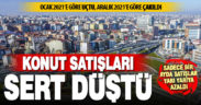 Denizli’de Ocak’ta konut satışları bir önceki aya göre sert düştü