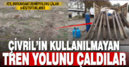 Çivril’de atıl durumdaki demiryolunu çalan 6 kişi tutuklandı