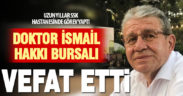 Denizli’nin tanınmış çocuk hastalıkları uzmanı doktor Hakkı Bursalı vefat etti