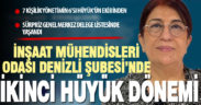 İMO Denizli Şubesi’nde Nigar Hüyük, yeniden başkan seçildi