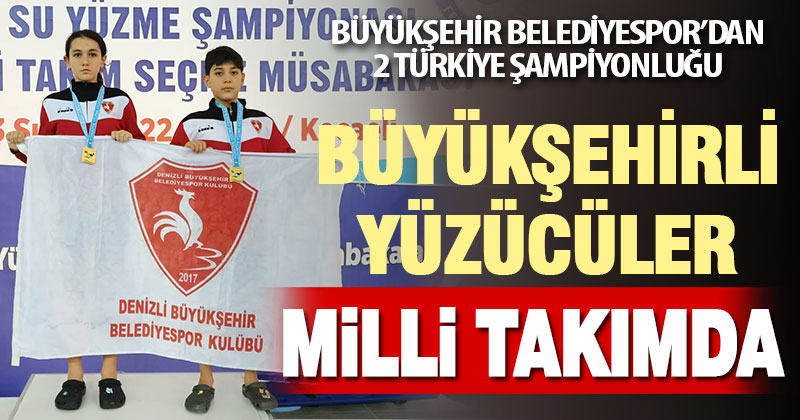 Büyükşehirli 3 yüzücü milli takımda