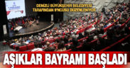 Denizli Büyükşehir Belediyesi tarafından düzenlenen Ege Aşıklar Bayramı başladı