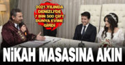 Denizli’de 2021 yılında 7 bin 500 çift dünya evine girdi