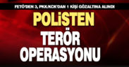 Denizli’de terör operasyonu: 4 gözaltı