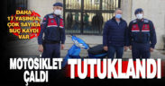 Honaz’da motosiklet çaldığı suçlamasıyla yakalanan kişi tutuklandı